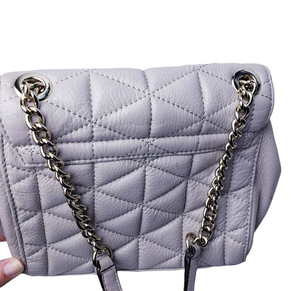 Kate Spade Eliza Emery Court Class Shoulder Bag Mousse Frosting Leather WKRU3909 - Picture 6 of 13